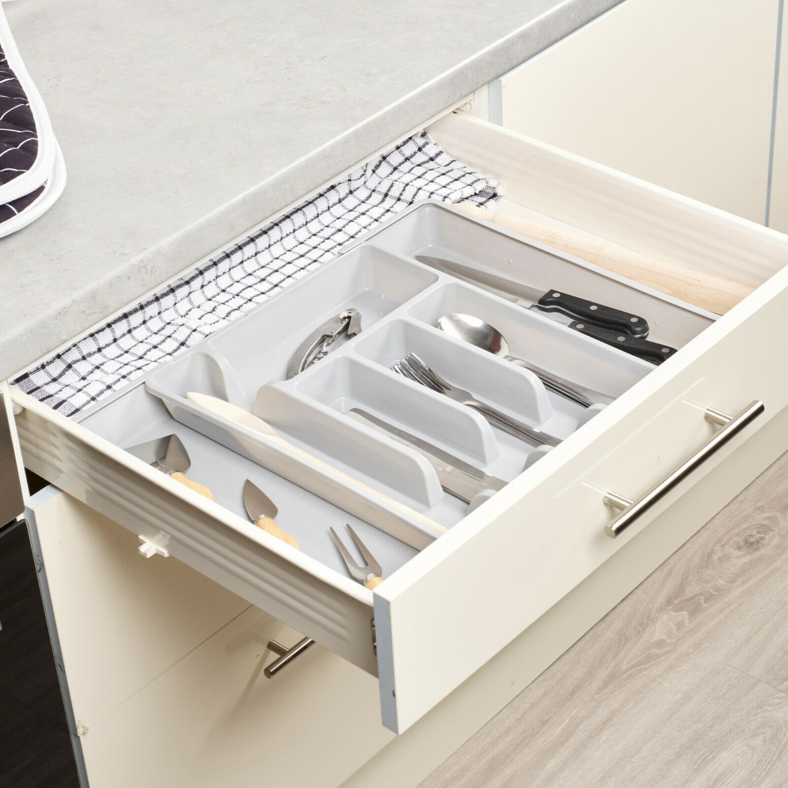 MDesign Plastic Cutlery Tray